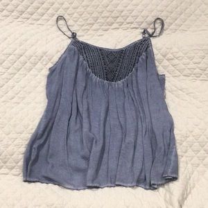 Torrid denim color tank top size 2